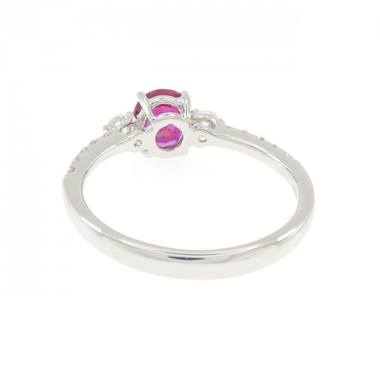 Authentic PT900 Unheated Ruby Ring 0.740CT #230-000-534-6683