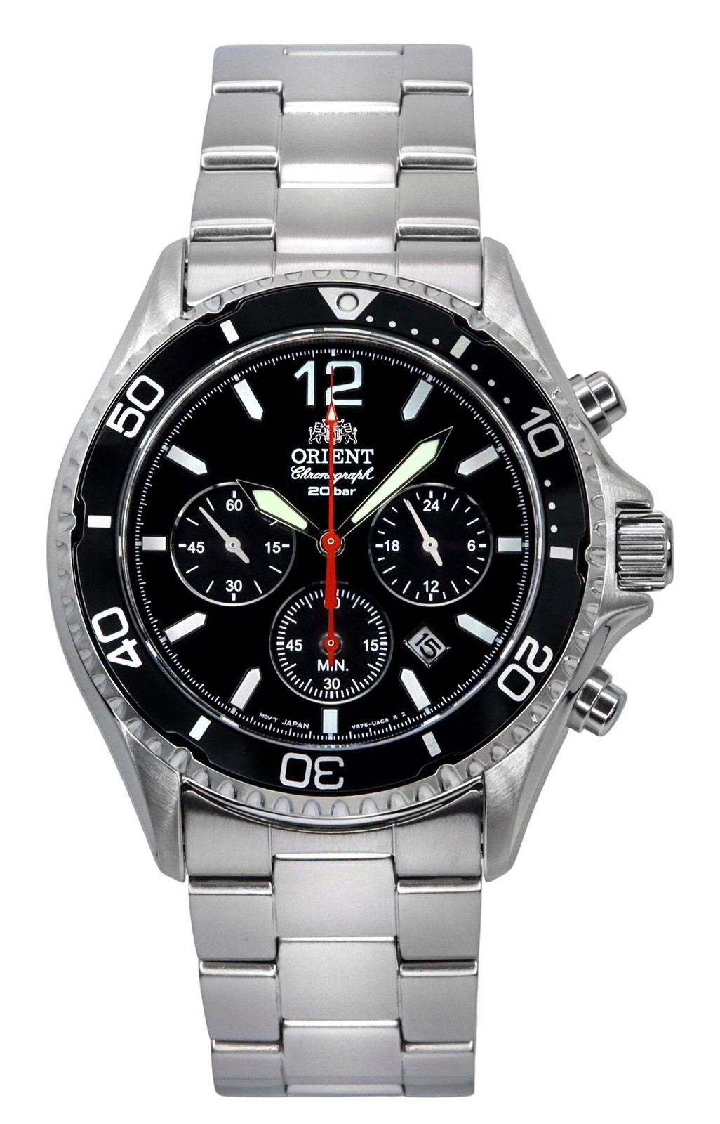 Orient Black Dial Solar Diver’s Black Dial RA-TX0202B10B 200M Men’s Watch