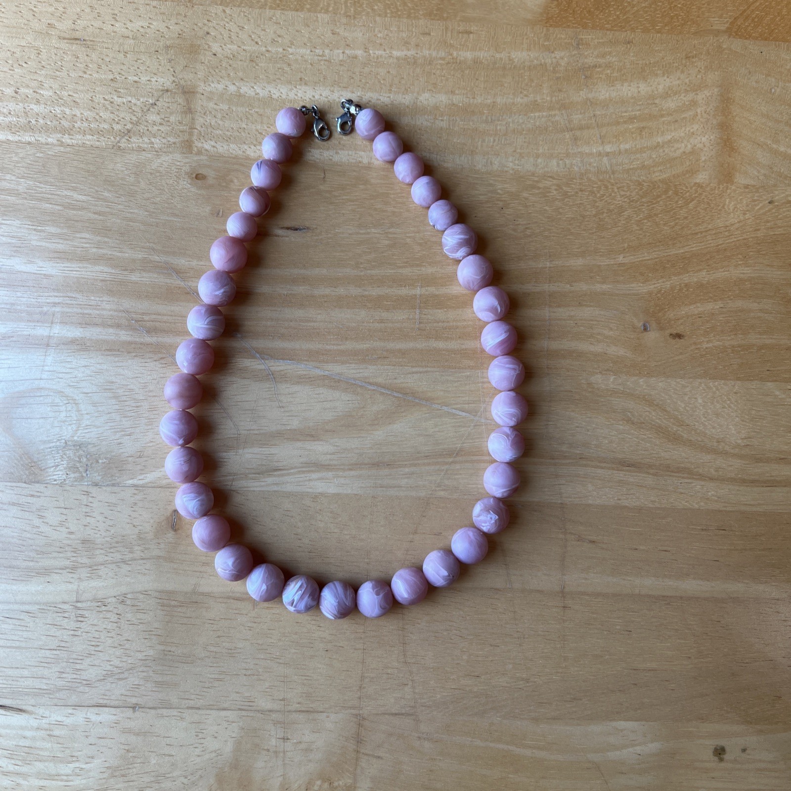Premier Designs Choker Necklace Beige & Light Rose NIB