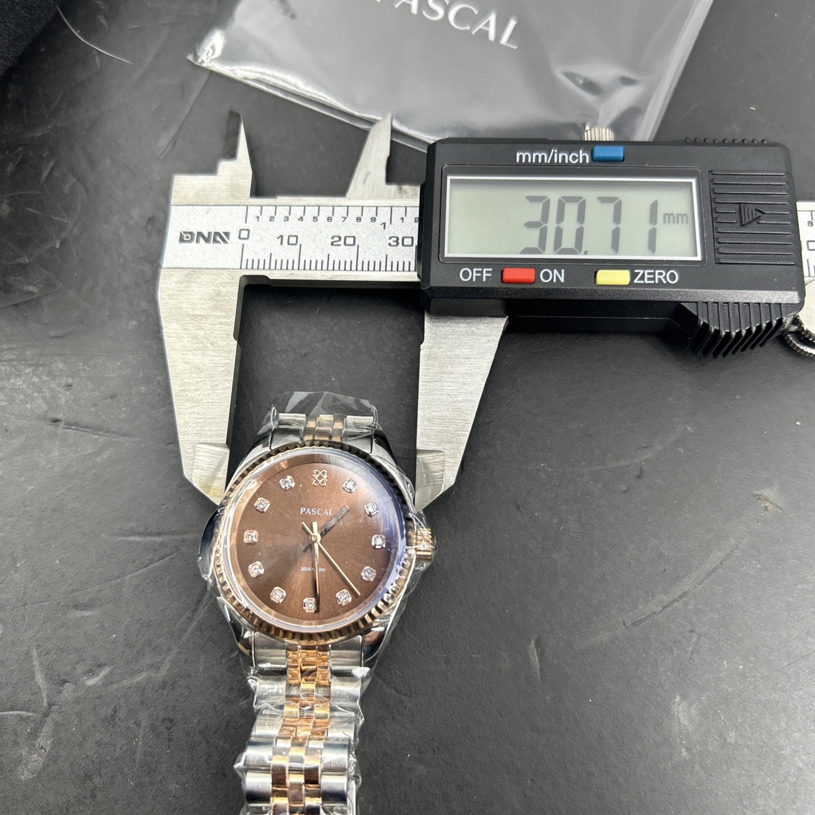 NEW PASCAL WOMAN’S ROSE GOLD/BROWN WATCH! $310.00 MSRP