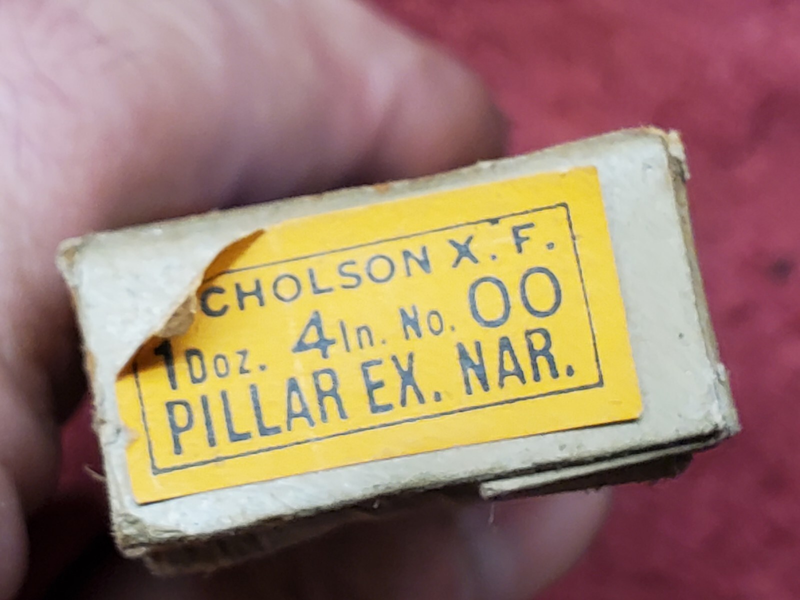 Nicholson USA Swiss Pattern 4″ Pillar Extra-Narrow File, Cut 2 Sides, No.00 Cut