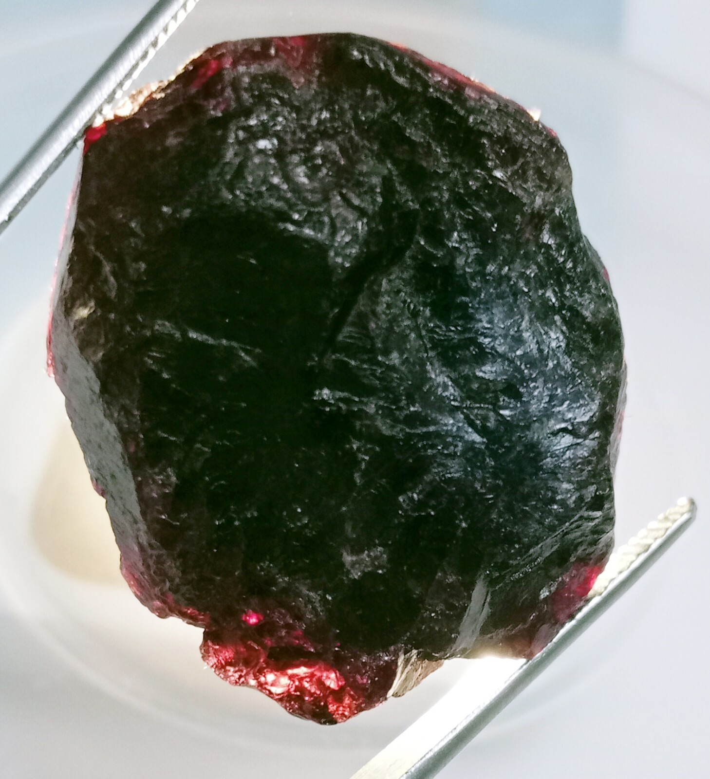 EGL Certified 218 Ct Untreated Rare Natural Rough Red Painite Loose Gemstone AAA