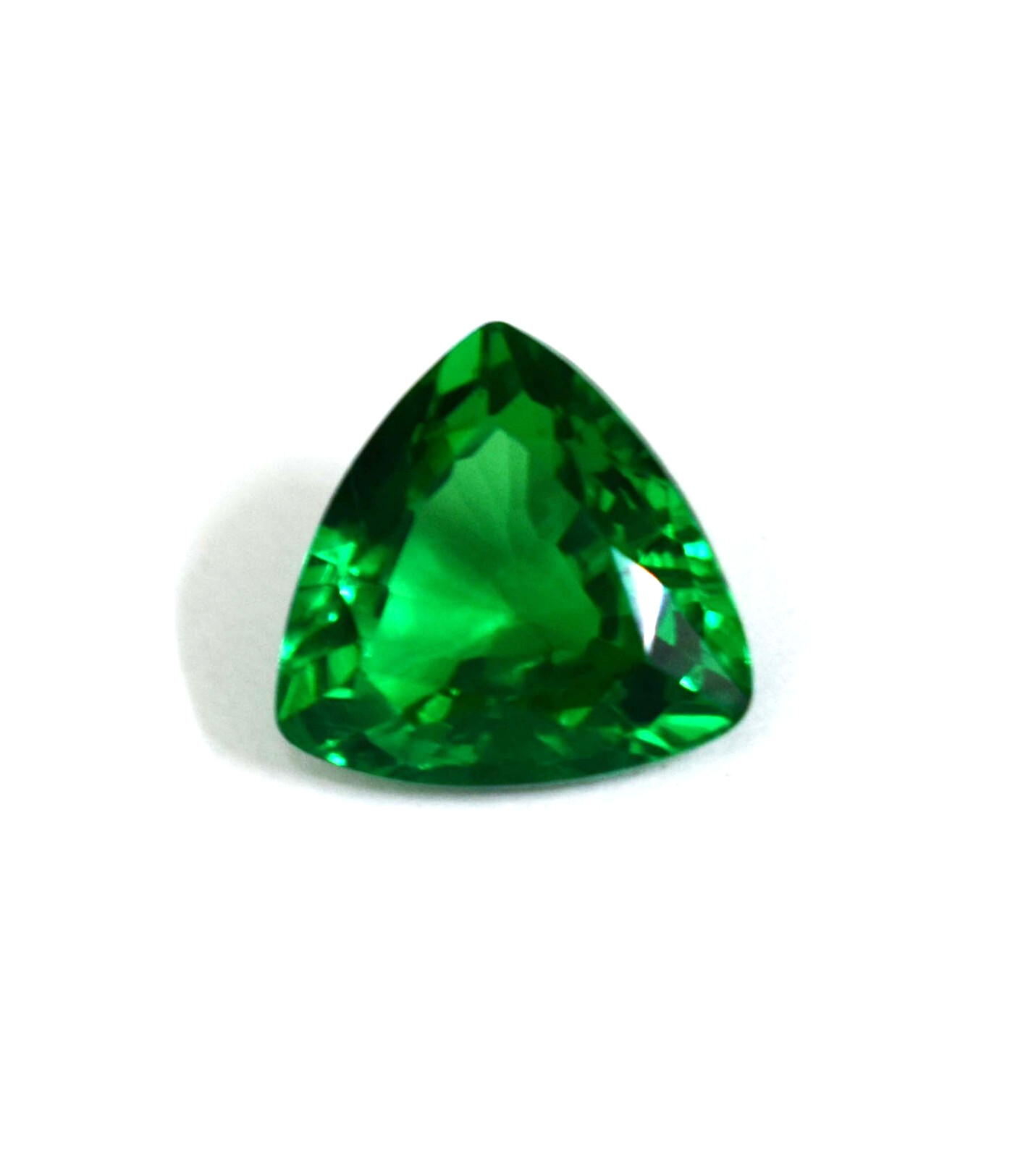 10-12 CT Trillion Cut Kenya’s Certified Natural Tsavorite Green Garnet Gemstone