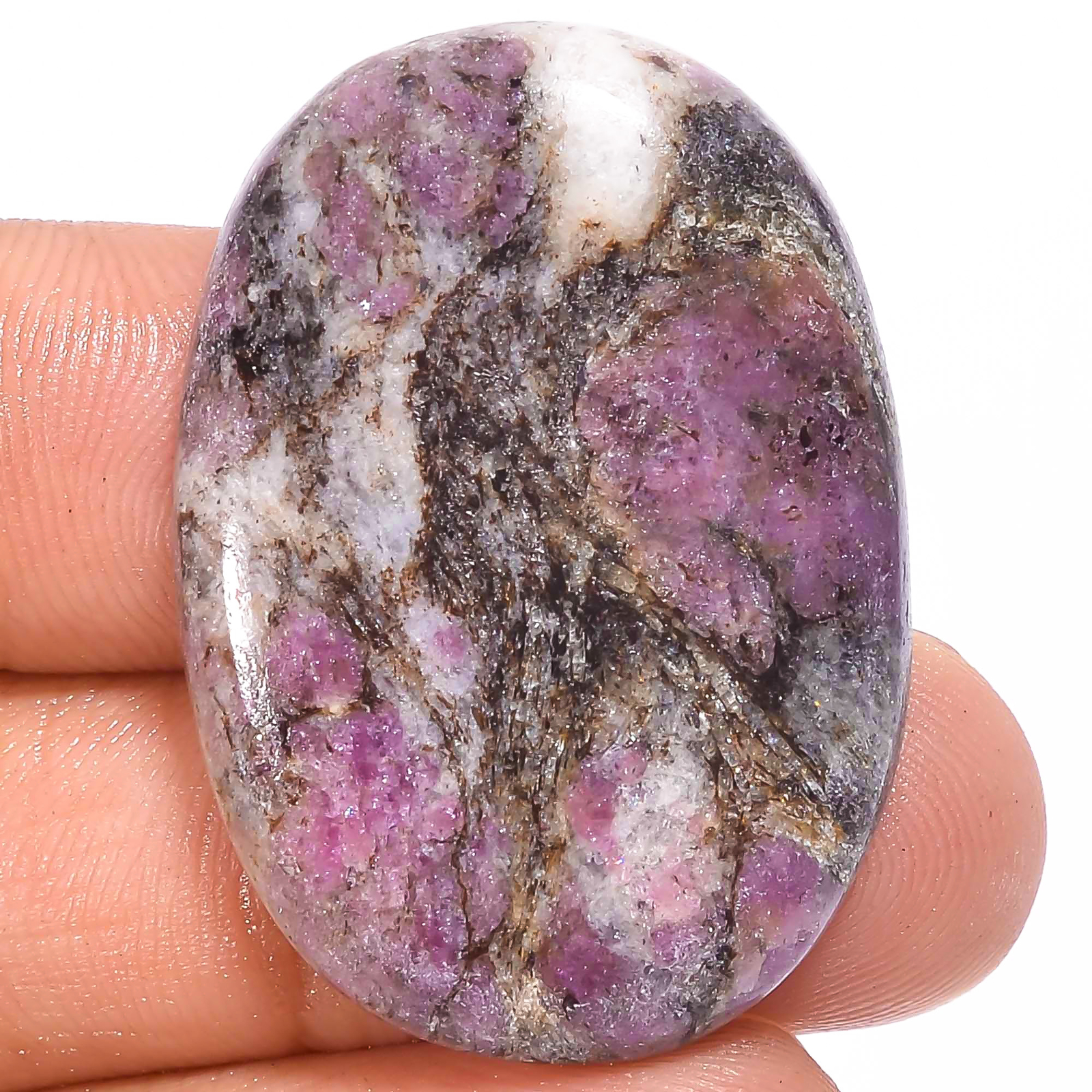 Natural Ruby Fall Oval Shape Cabochon Loose Gemstone 49 Ct. 34X24X5 mm EE-35425