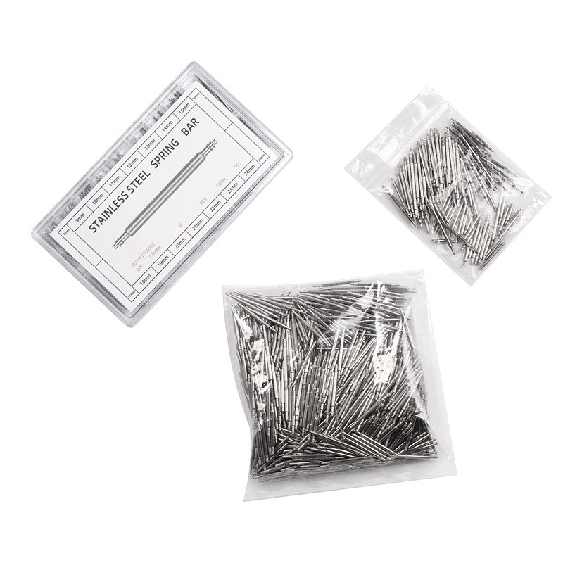 360Pcs Stainless Steel Watch Spring Bars Boxed Watch Strap Link Replacement Pins