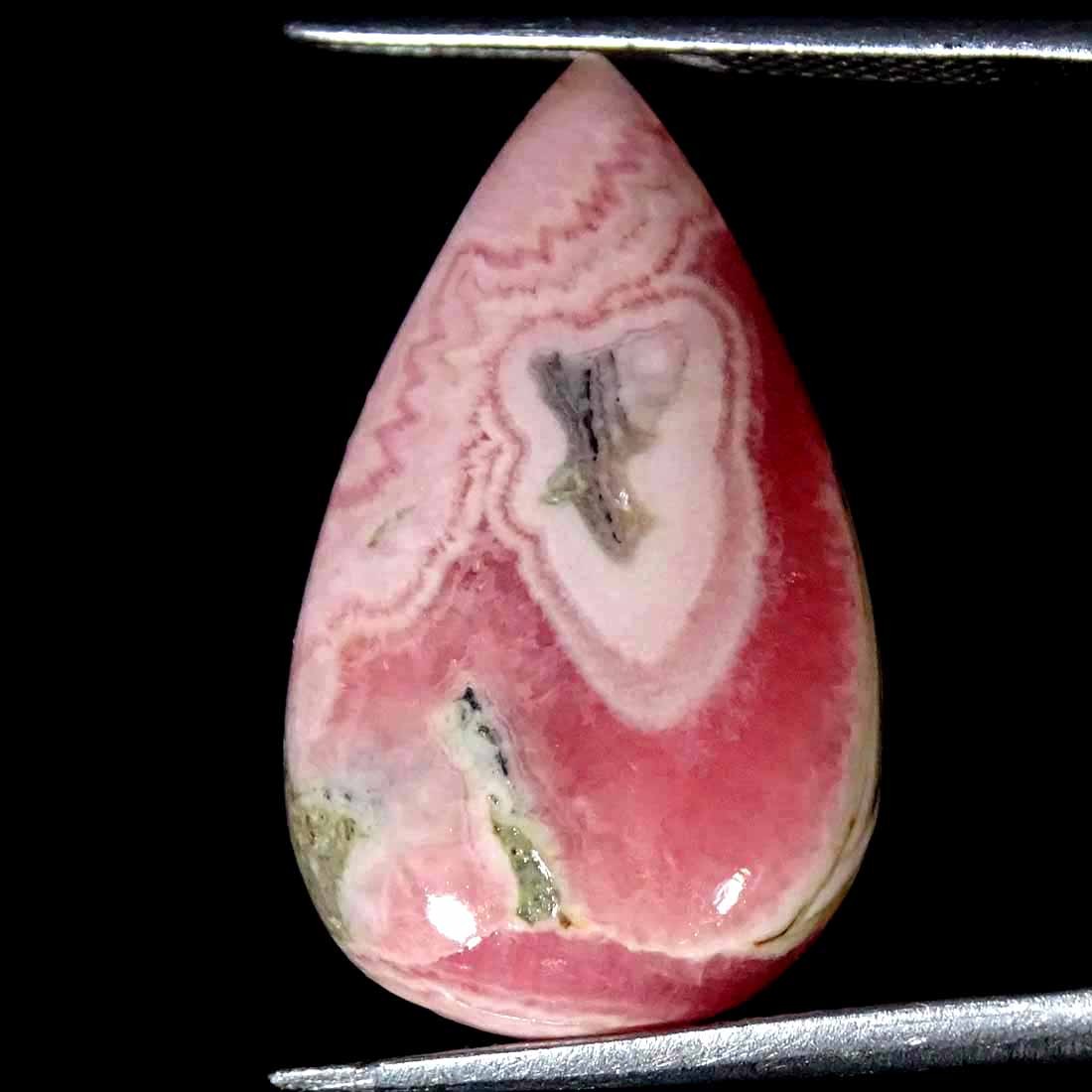 20.50Cts Natural Rhodochrosite Pear Cabochon loose Gemstone