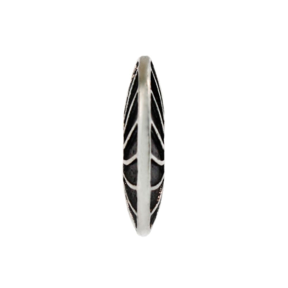 Novobeads Sterling Silver 1372 Spiral Spacer, Silver