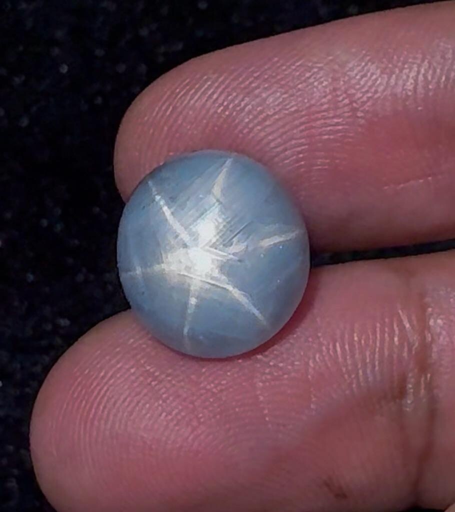 12.03ct Wonderful 100% Natural Unheated Star Sapphire Sri Lanka Lotno:tham