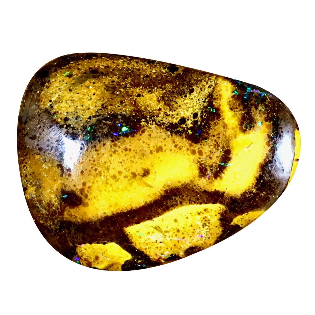 6.44 ct Pretty Fancy (15.55 x 12.01mm) Natural Australian Boulder Opal