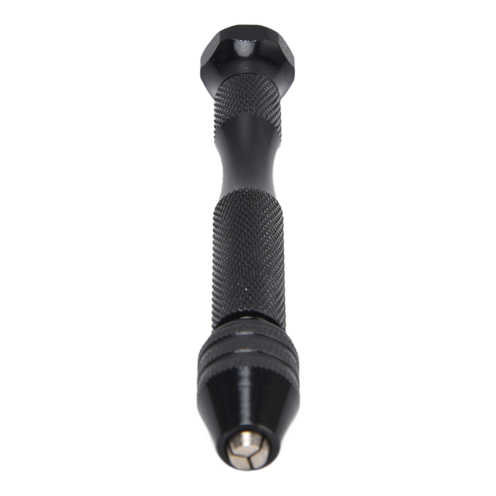 Pin Vise Hand Drill Mini Twist Drill 0.3-3.4mm Clamping (Black)