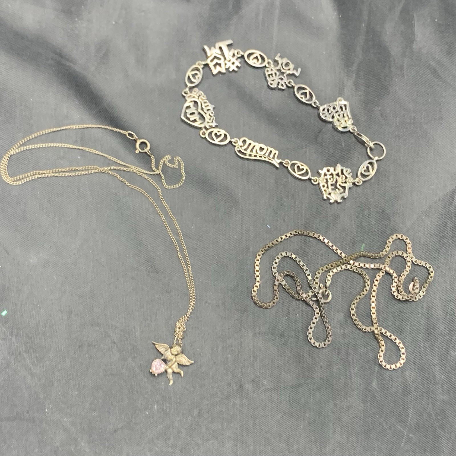 925 Sterling Silver Jewelry Lot of 25 Grams As Pictured