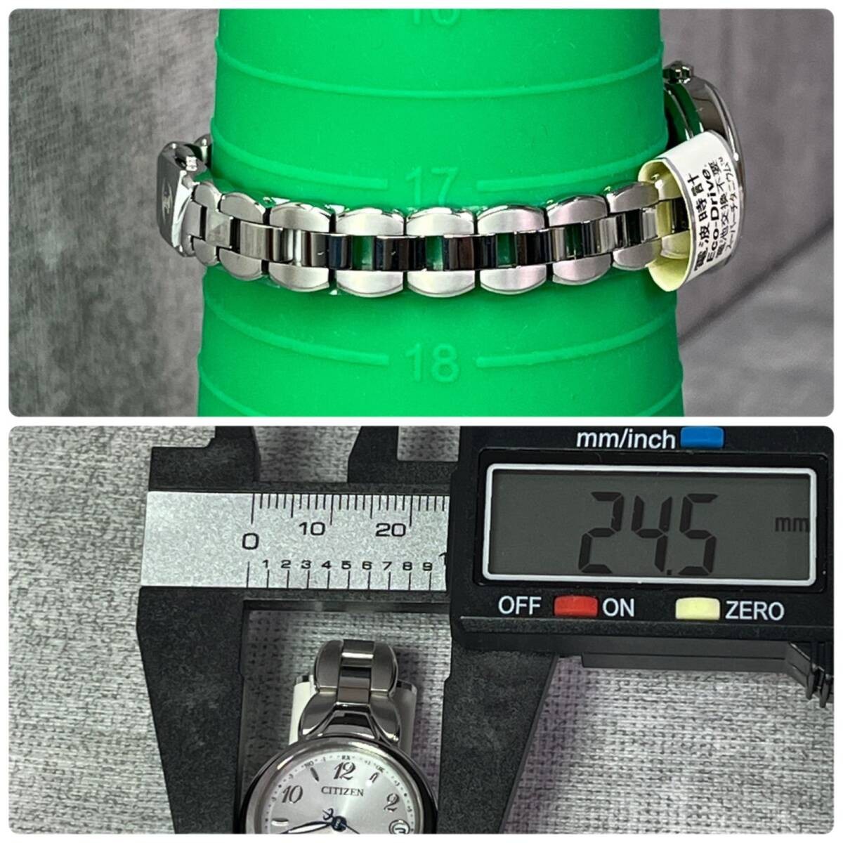 Item CITIZEN EXCEED Exceed ES9470 50A Radio Solar White Mother of Pearl Titanium