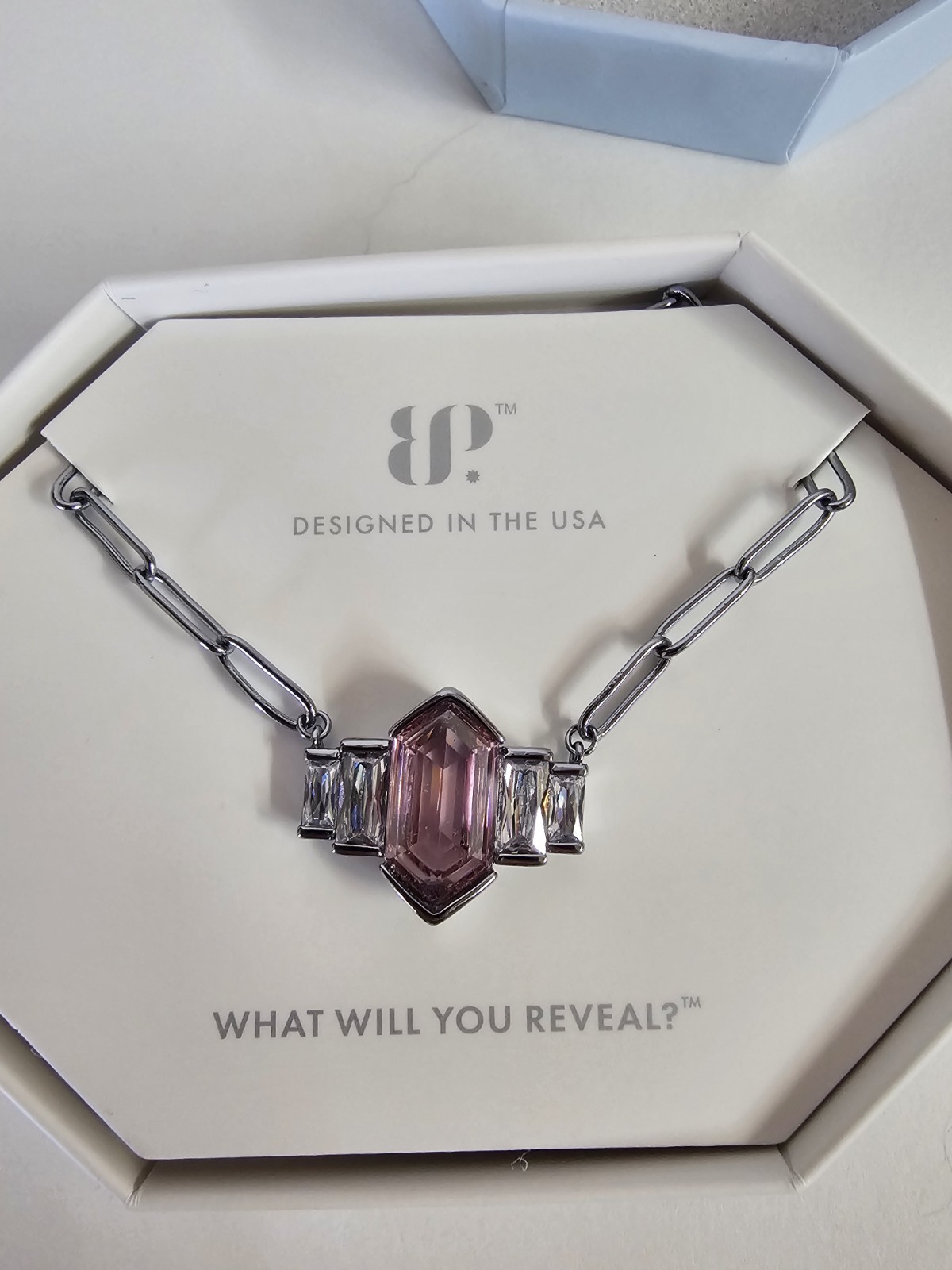 Bomb Party OG Necklace “Luxe Allure” Exclusive Bringback Rose Quartz On Hematite