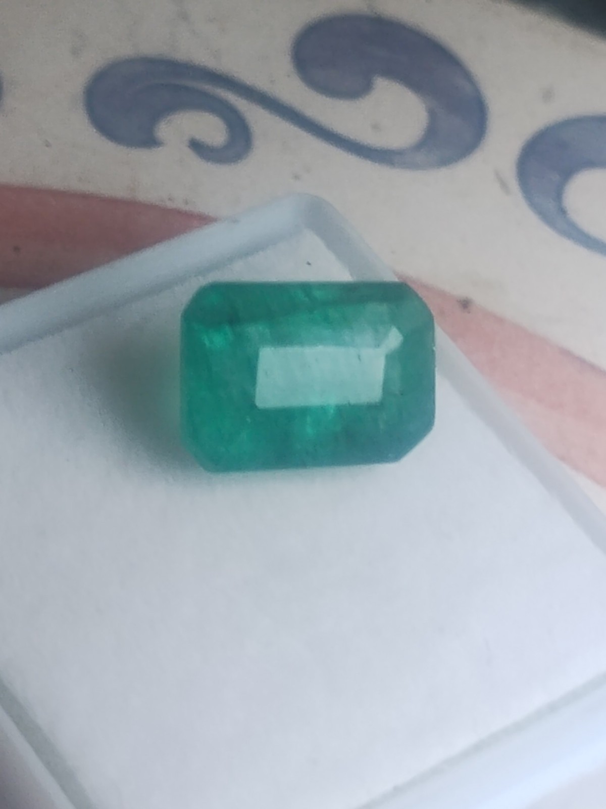 4.00 Ct Natural Green Colombian Emerald Top Quality Emerald Shape 10.7×7.7×5.7mm