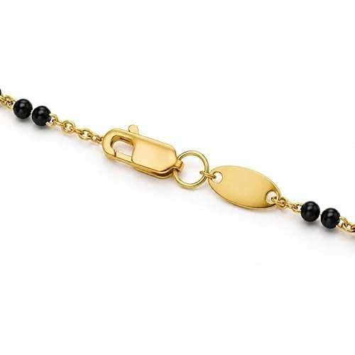 0.32ct Natural Lab Grown Diamond 925 Silver Black Beads Wedding Bracelet Jewelry