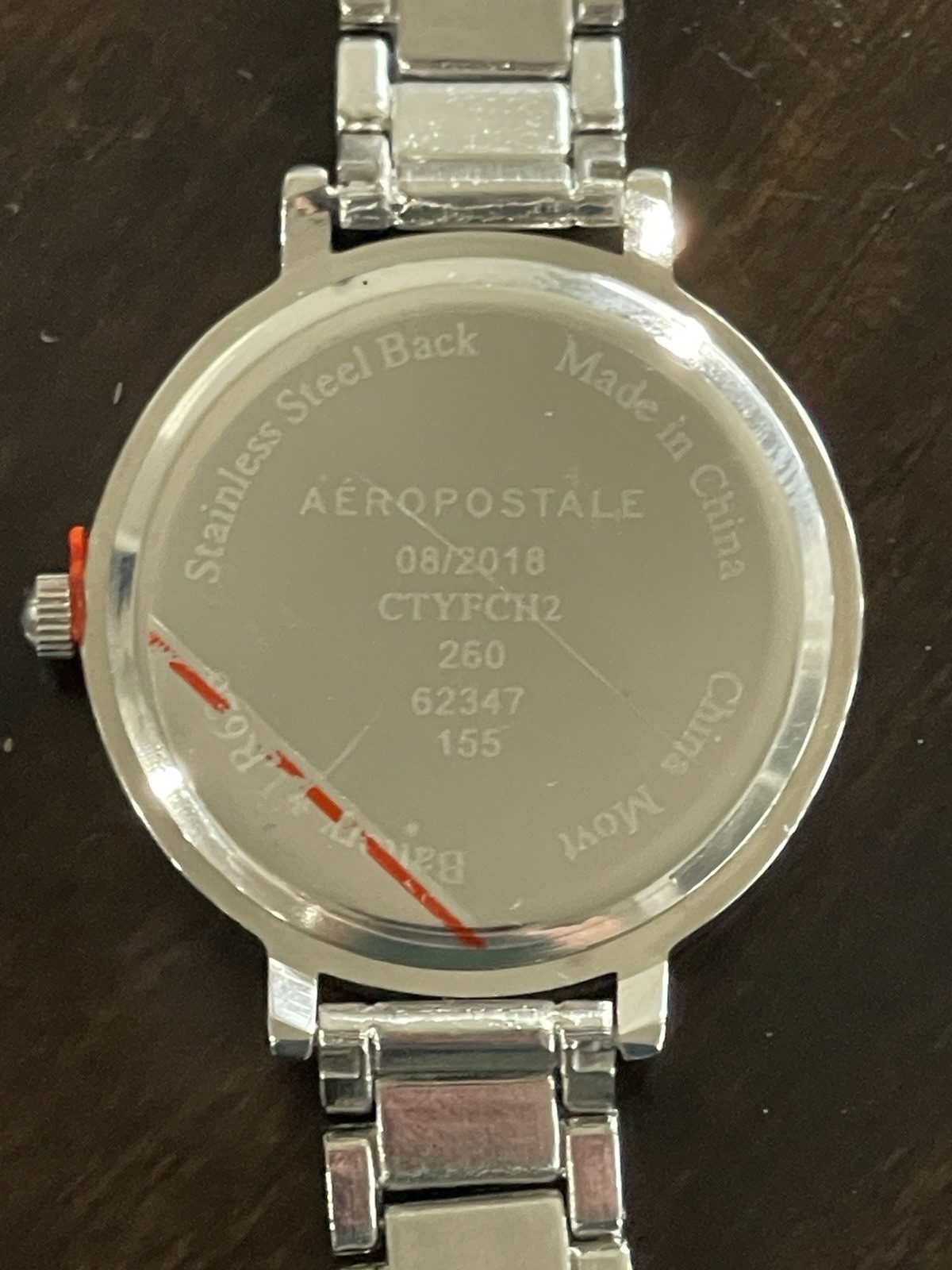 Aeropostale Women’s Watch Silver Stainless Steel Back 8/2018 Battery #LR626