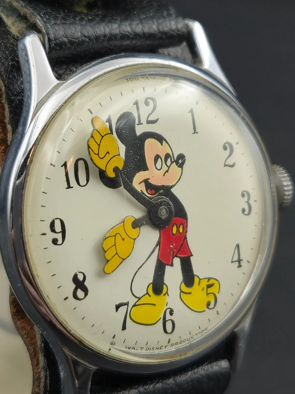 Full Set Vintage Ingersoll Mickey Mouse Fun Timer wristwatch 30101 IOB w/ Papers