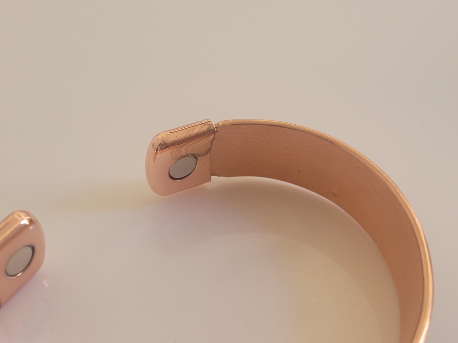 Pure Copper Magnetic Bracelet Copper Arthritis Therapy 12mm Cuff Bangle