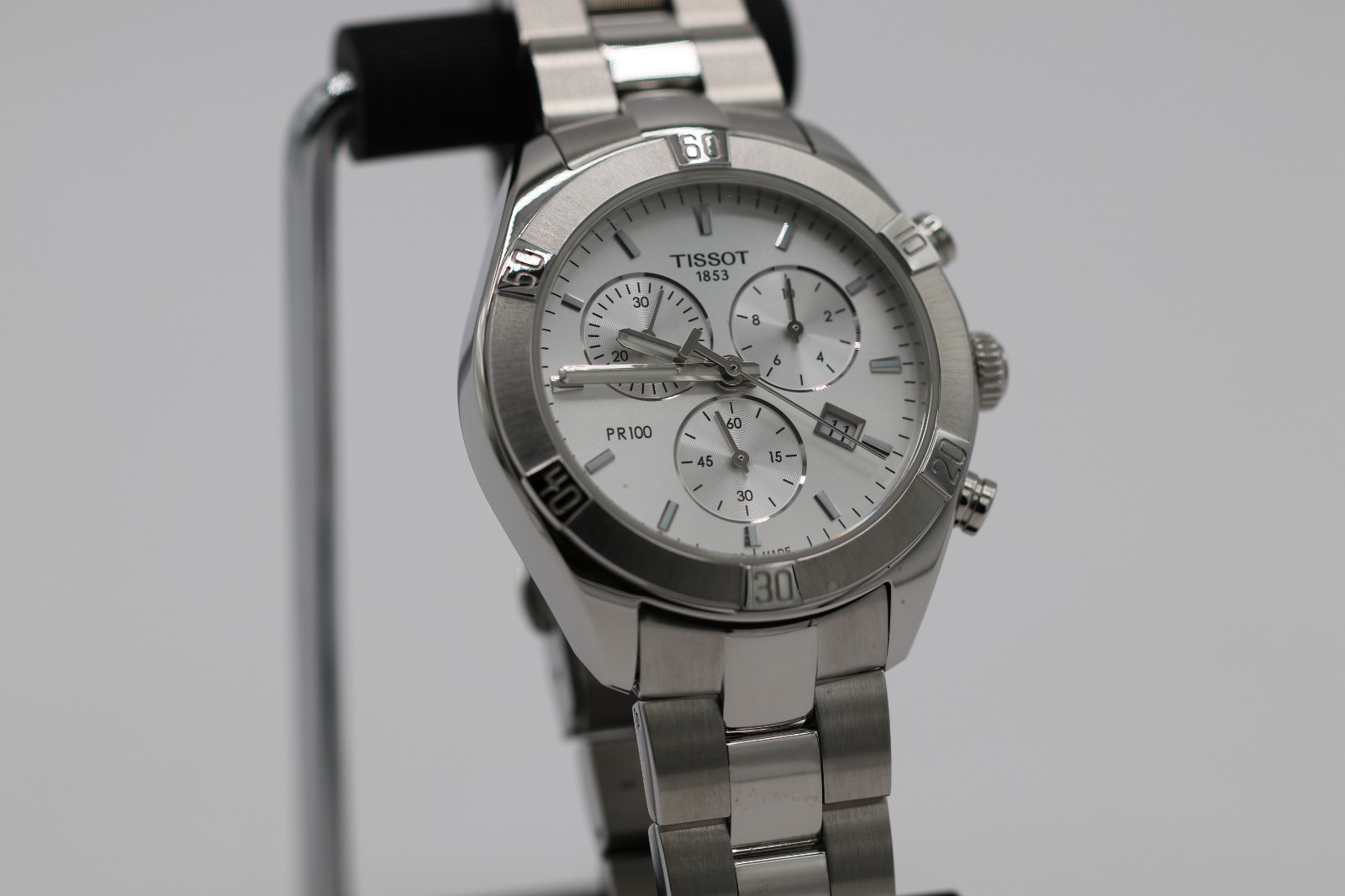 Tissot PR 100 Chronograph Quartz Stainless Steel Ladies Watch T1019171103100