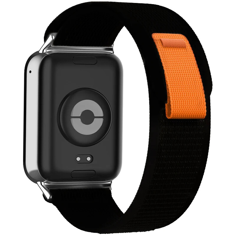 Weave Nylon Wristband Strap for Xiaomi MiBand 8 9 Pro Red Mi Watch 4 Fabric Band