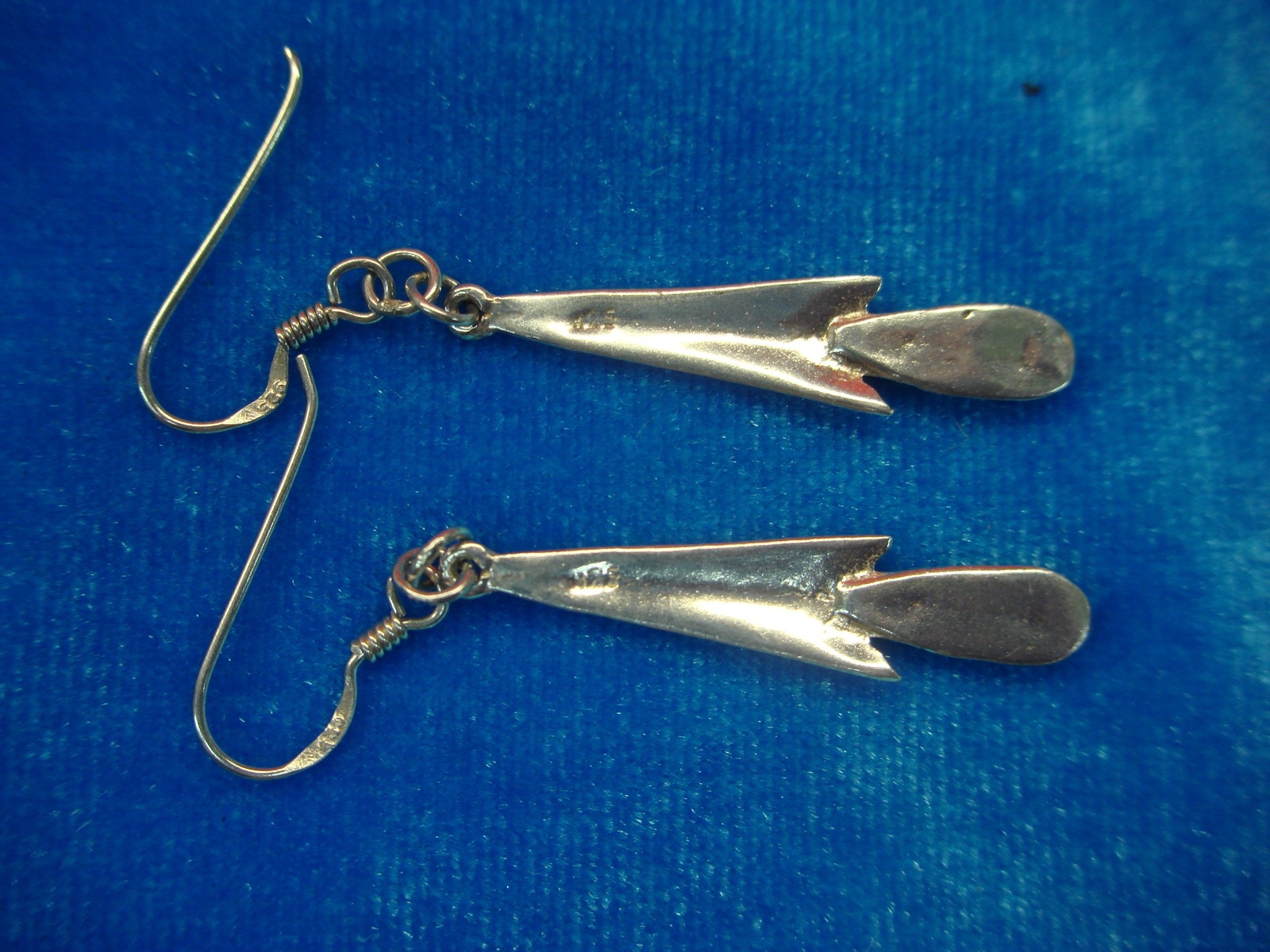 3 DIFF. PAIRS STERLING DANGLE EARRINGS – NICE