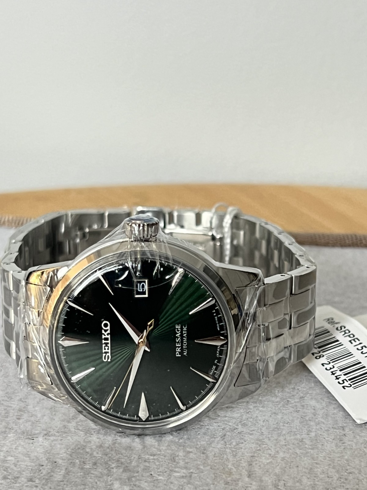 Seiko Presage Cocktail Time 4R35-01T0 SRPE15J1 Mockingbird Green Dial Automatic