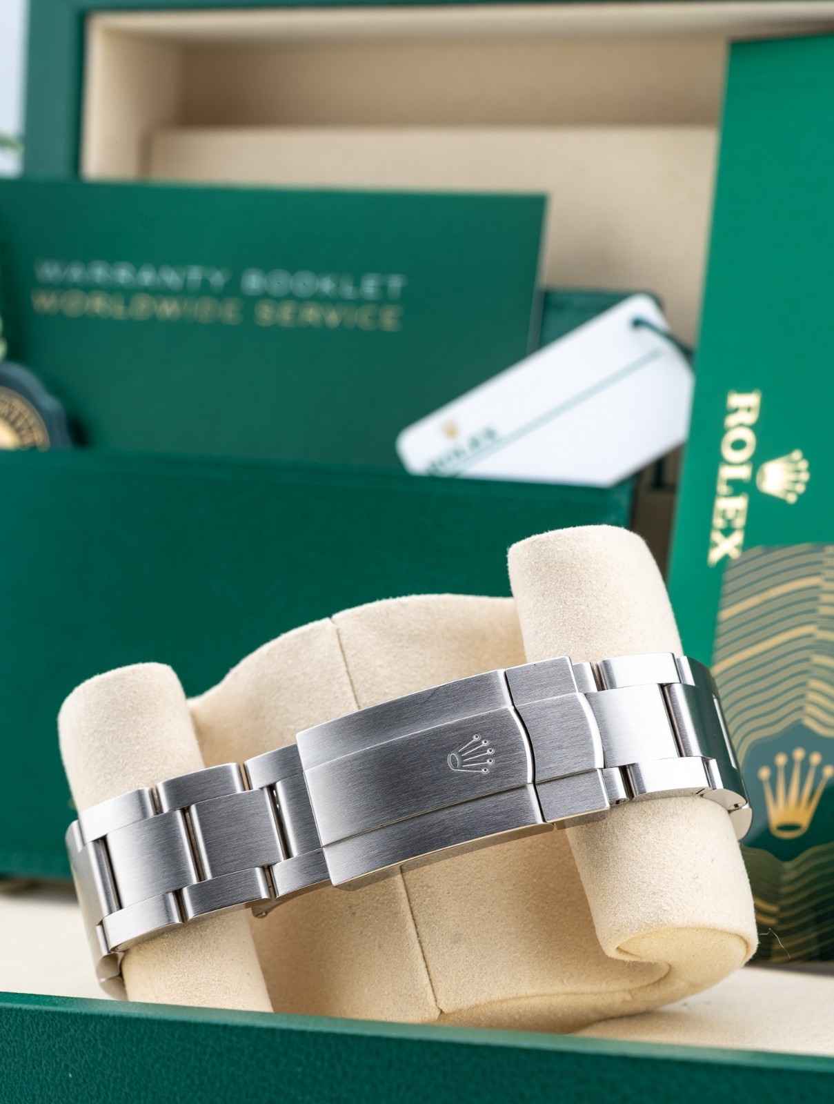Rolex Oyster Perpetual 41 Stainless Steel w Newest ‘MED’ Blue Dial – Ref 134300