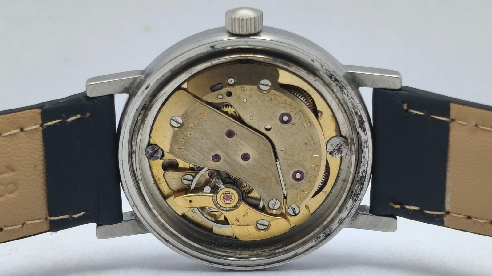 Vintage Favre Leuba Geneve Twin Power Wrist watch Swiss Made For Men’s