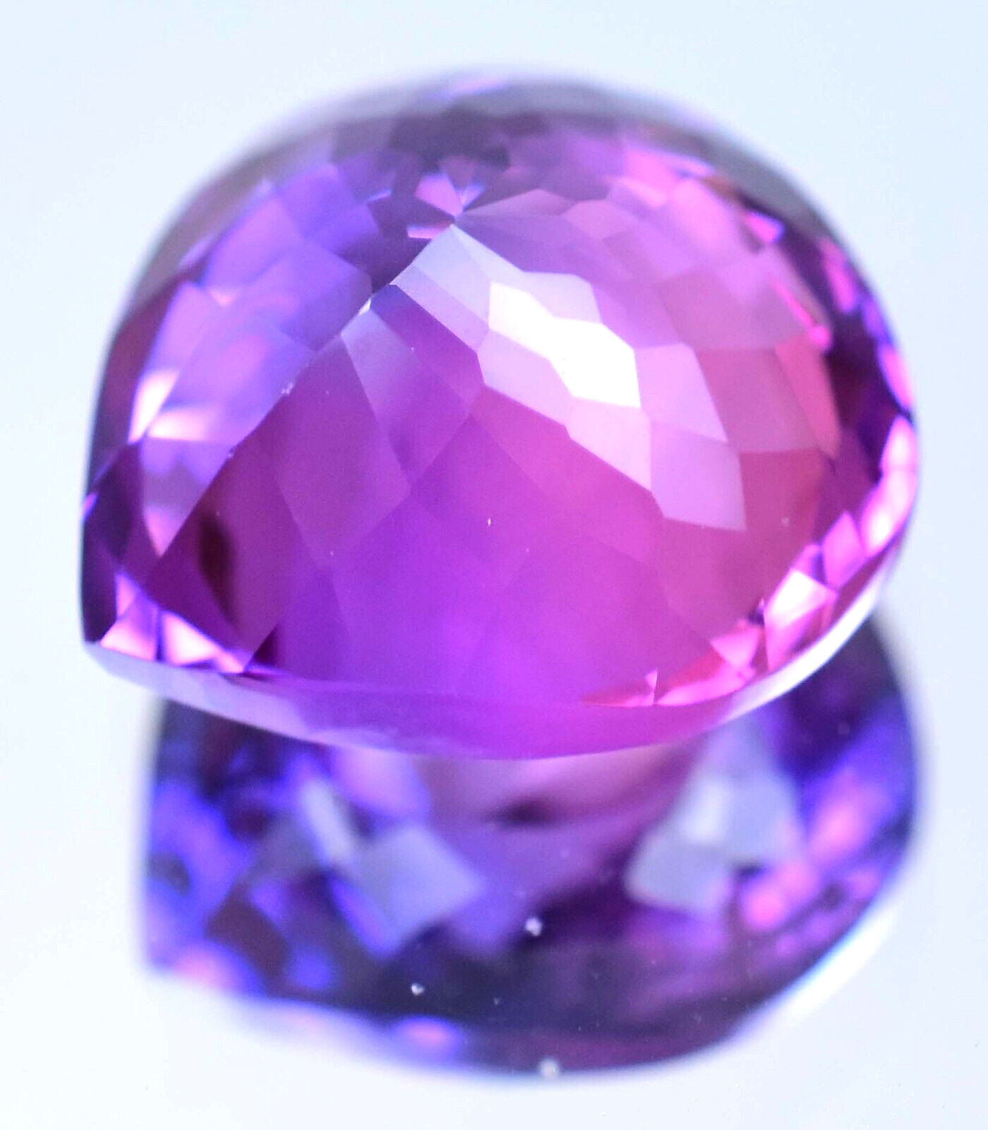 Natural Boysenberry Sapphire 16.60 Ct Pear Certified Flawless Loose Gemstone