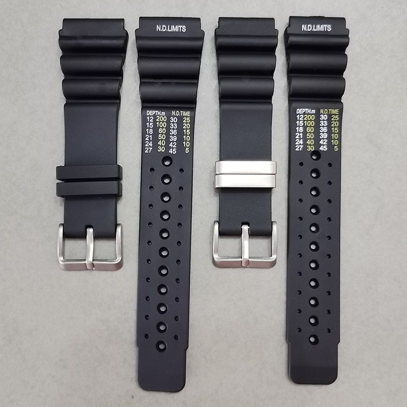 18mm 20mm 22mm 24mm ND Limits Silicone Rubber Waterproof Watch Strap Band PRO