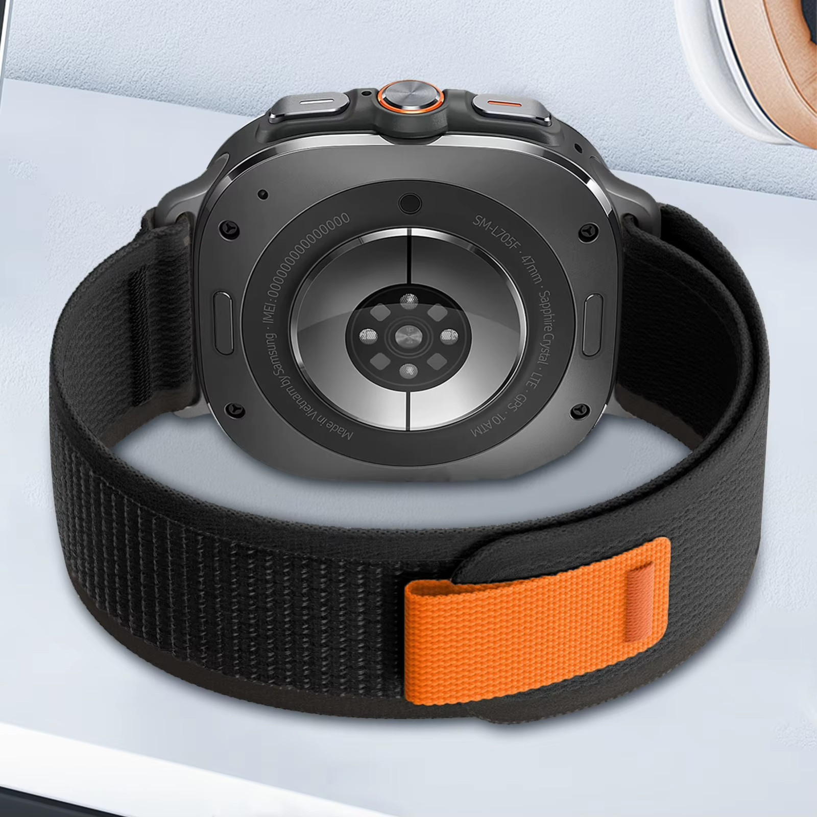 Nylon Trail Loop Band For Samsung Galaxy Watch Ultra 47mm Sport WristWatch Strap
