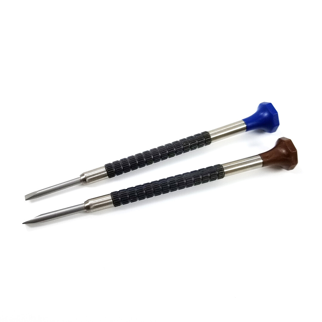 TIMELAB Watch Jewelry Repair Tool Precision Screwdriver FLAT HEAD Blade 9 PCS