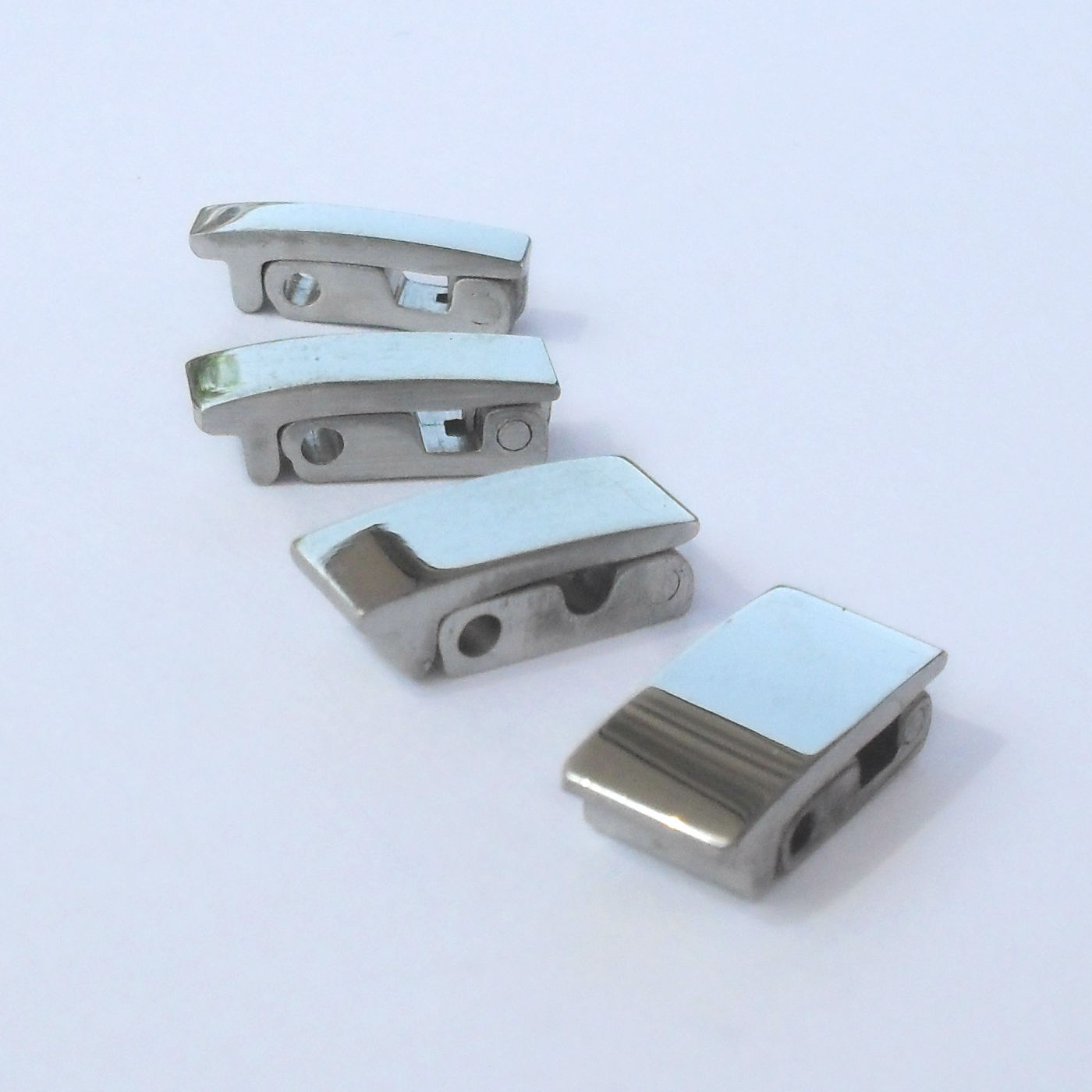 Fold Over Watch Bracelet Clasp Replacement Catch Stainless Steel Gate Fastener