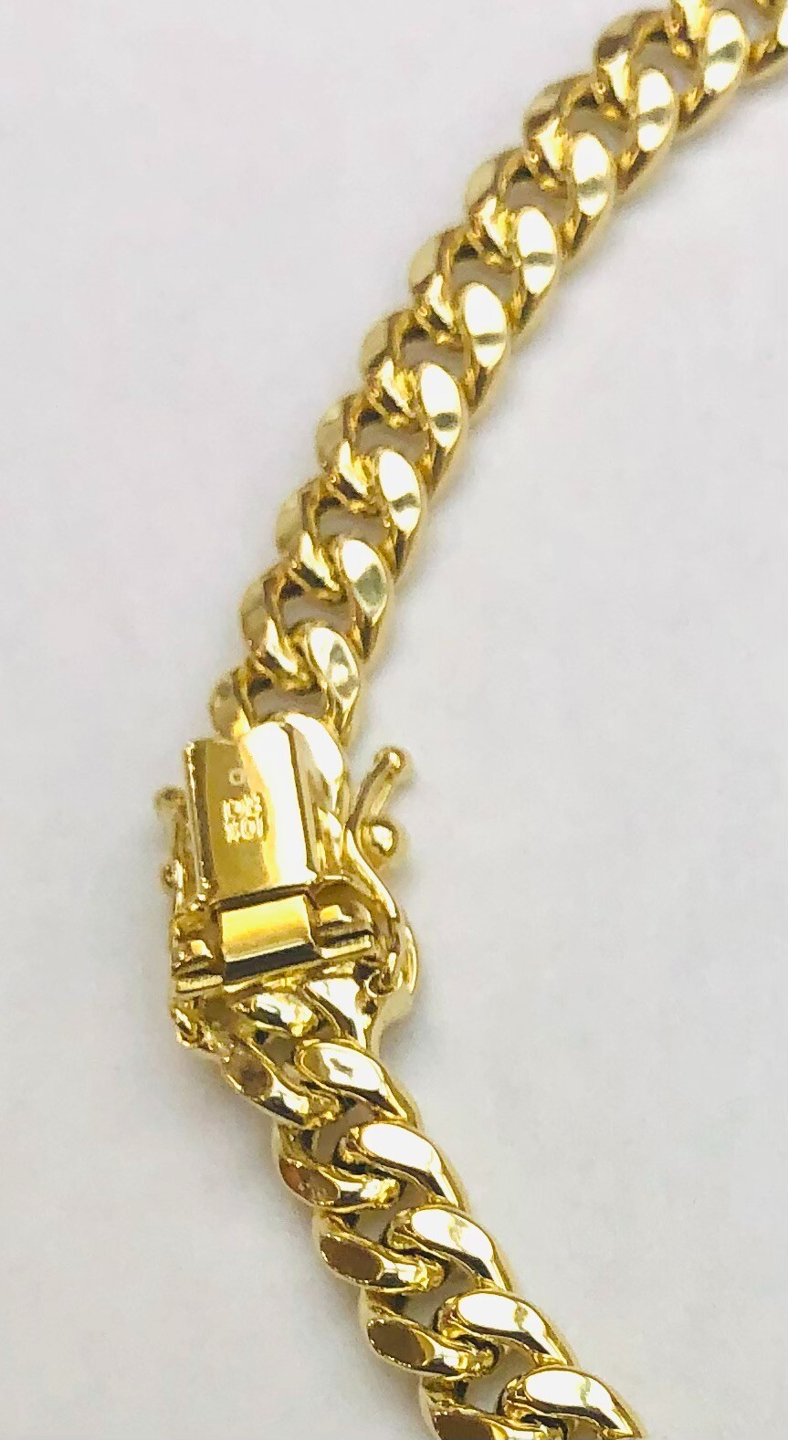 10k Yellow Gold 24″ Solid Miami Cuban Curb Link 6 mm 58 grams Chain/Necklace