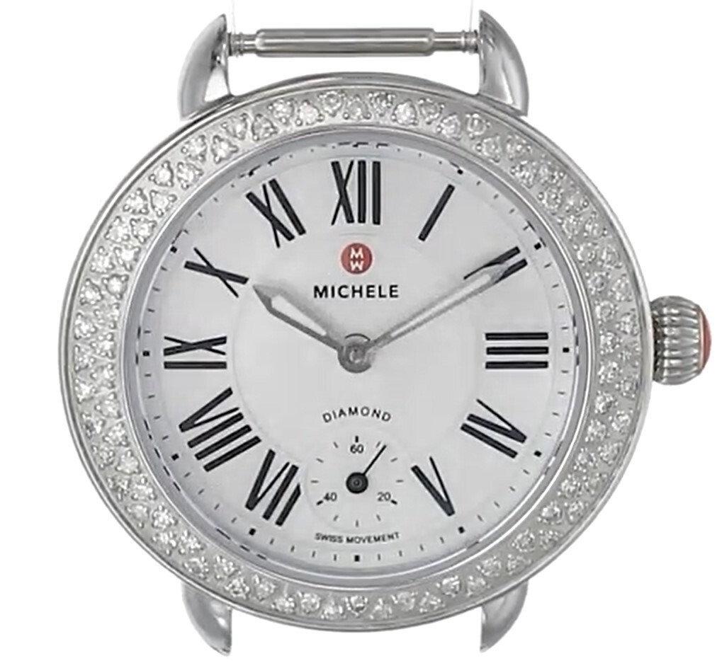 NEW Michele Serein Petite 28mm Diamond Watch Swiss Quartz MW21E01A1025 $1715.0