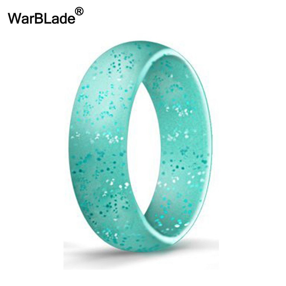WarBLade 5.7mm Food Grade FDA Silicone Rings For Women Wedding Rubber Bands