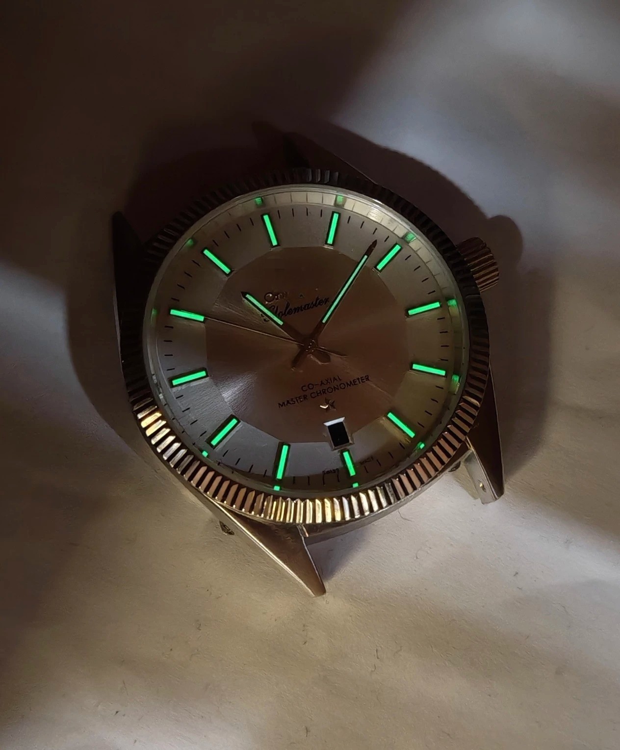 DIY Watch Part Kit for Globemaster 2813 8205 39mm Case+Dial+Hands+Leather Strap