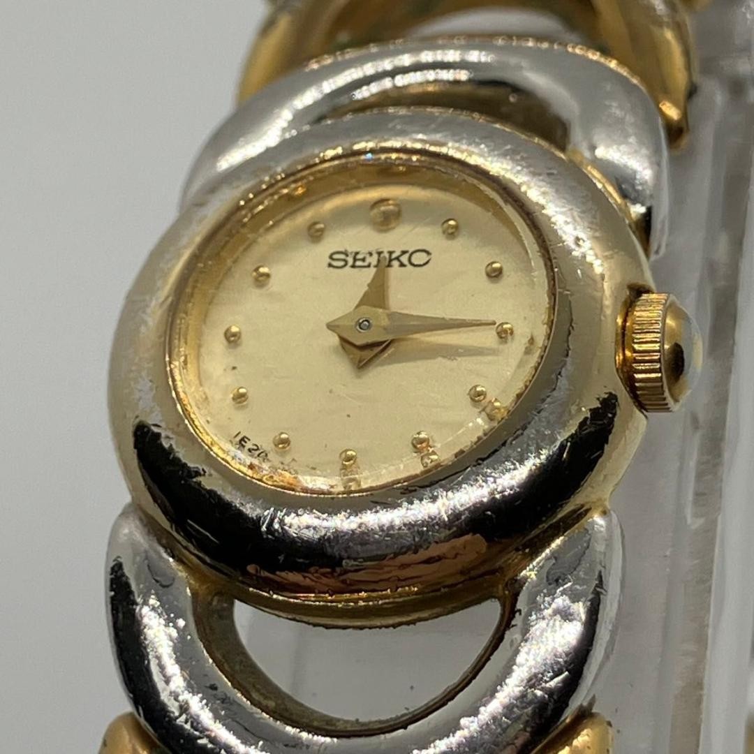 Excellent condition, fully functional Seiko women’s two-tone bangle watch.