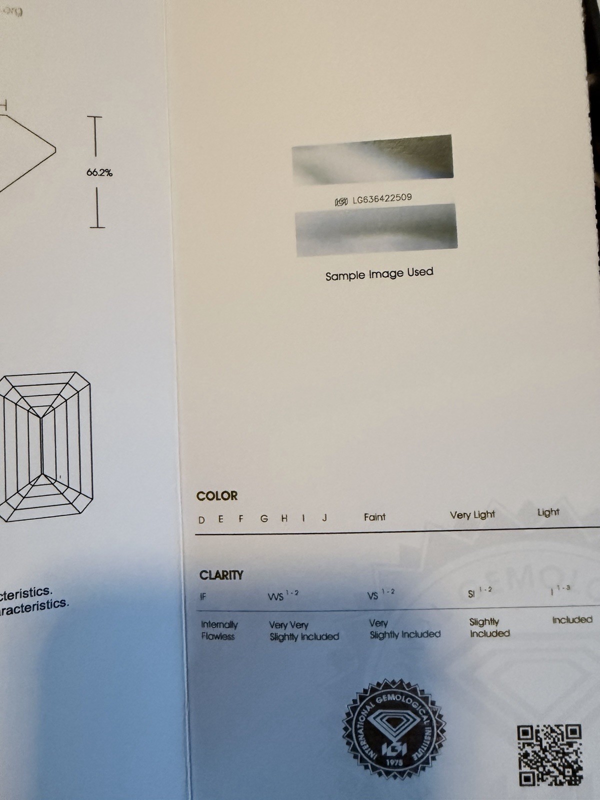 IGI Certified Lab-Created Diamond 2.06ct Emerald Cut Fancy Vivid Blue VS1
