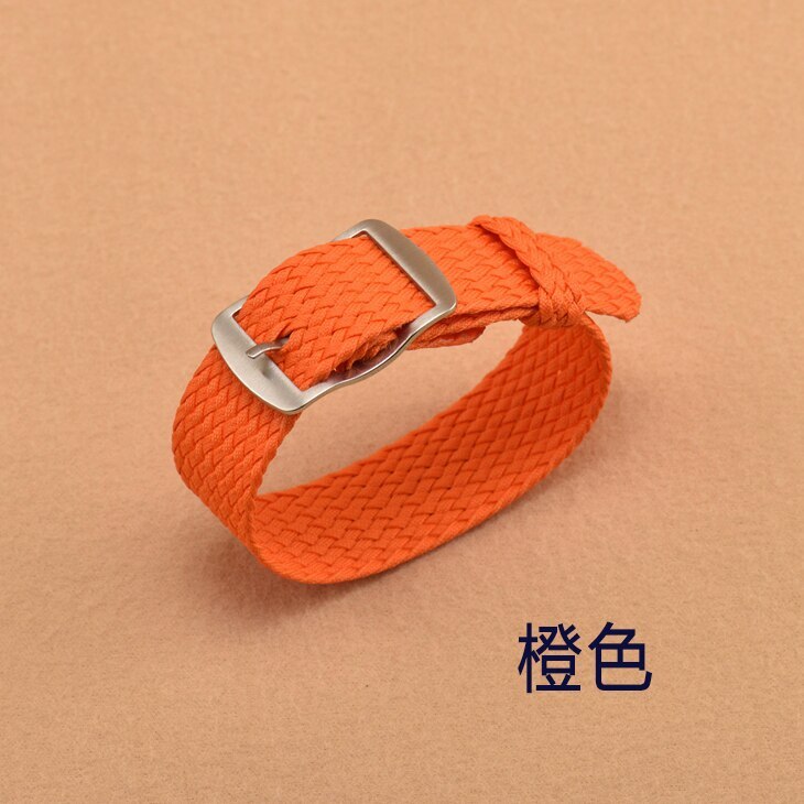 Long Strap PL Nylon Watch Band Bracelet 14mm 16 18mm 20mm 22mm Weave Wrist Strap