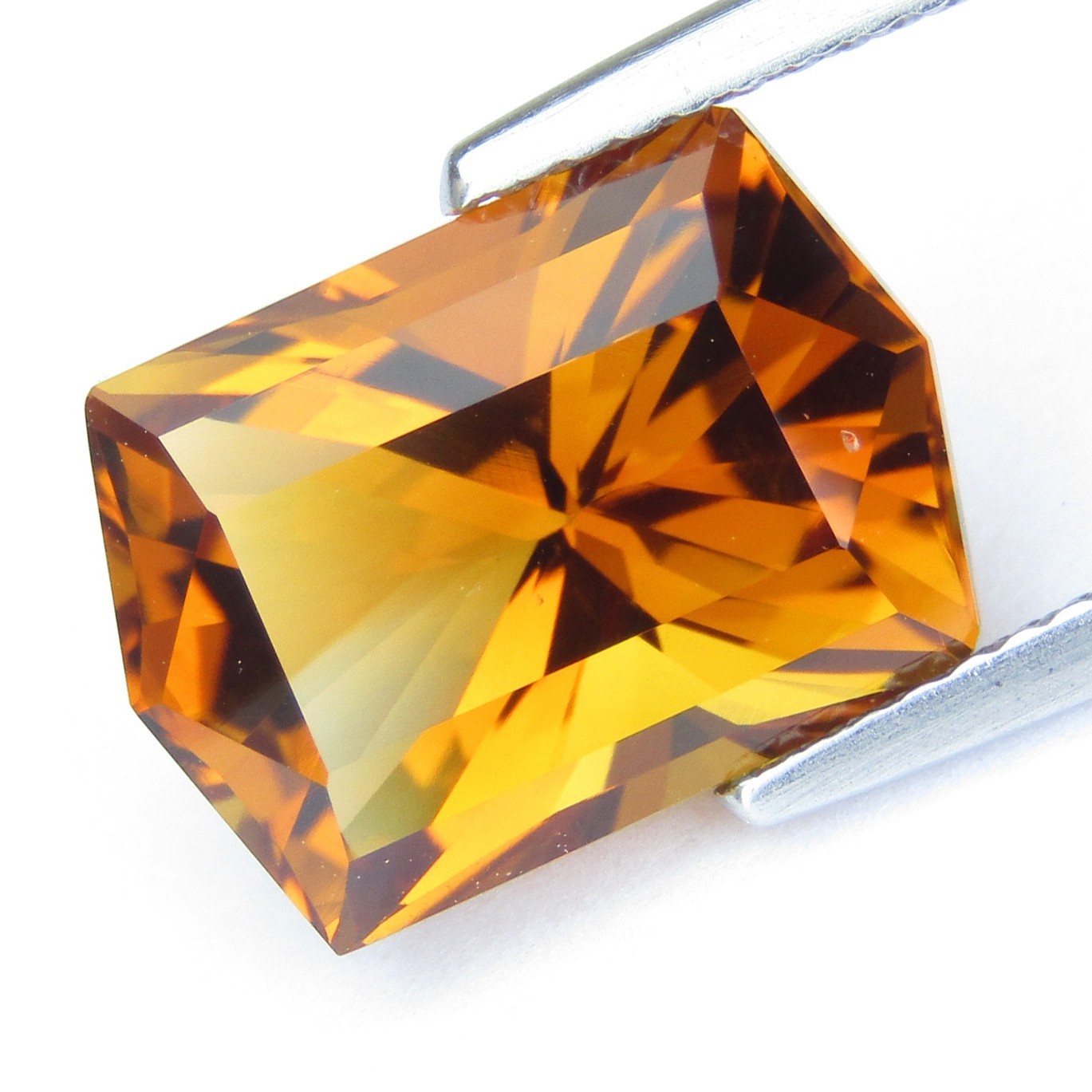 5.67Cts Fantastic Natural Citrine 13×9.3×7.7mm Fancy Cut Collection Gemstone-VDO