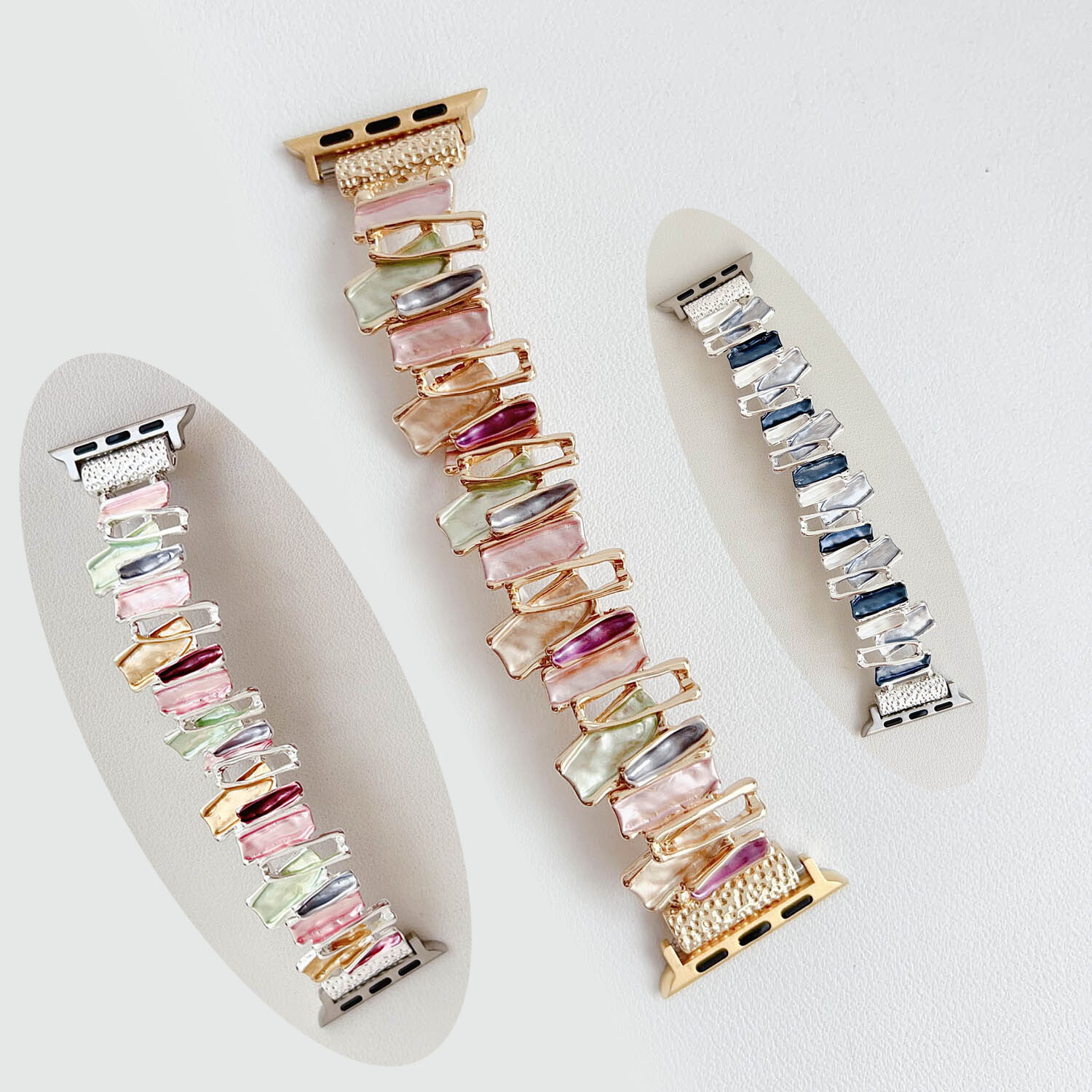 Jewerly Bangle Strap Watch Band for Apple Watch Ultra 49mm 41 45 38 40 44mm 42mm