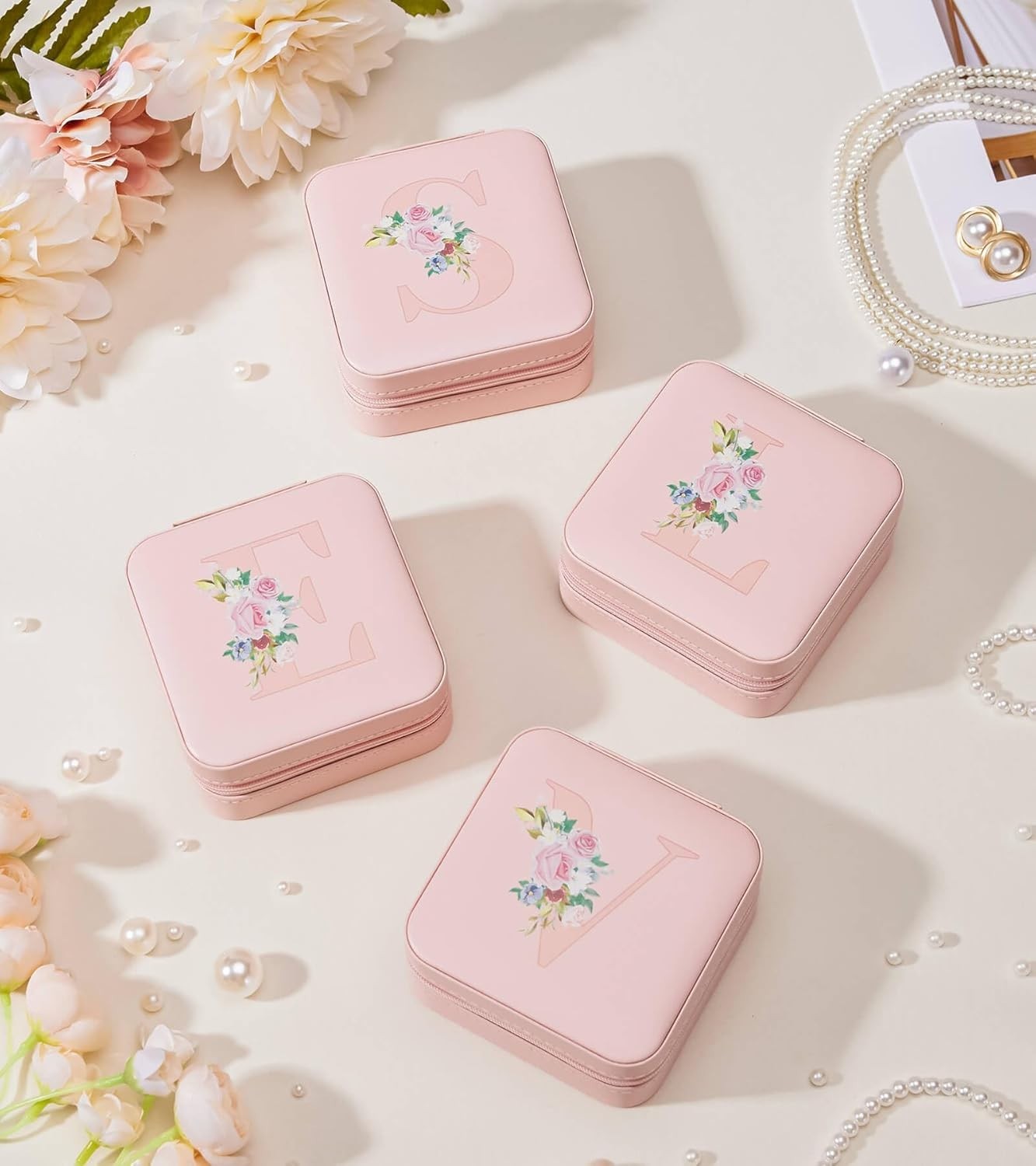Travel Jewelry Box for Girls: Traveling Jewelry Case Gift for Women – Mini Or…