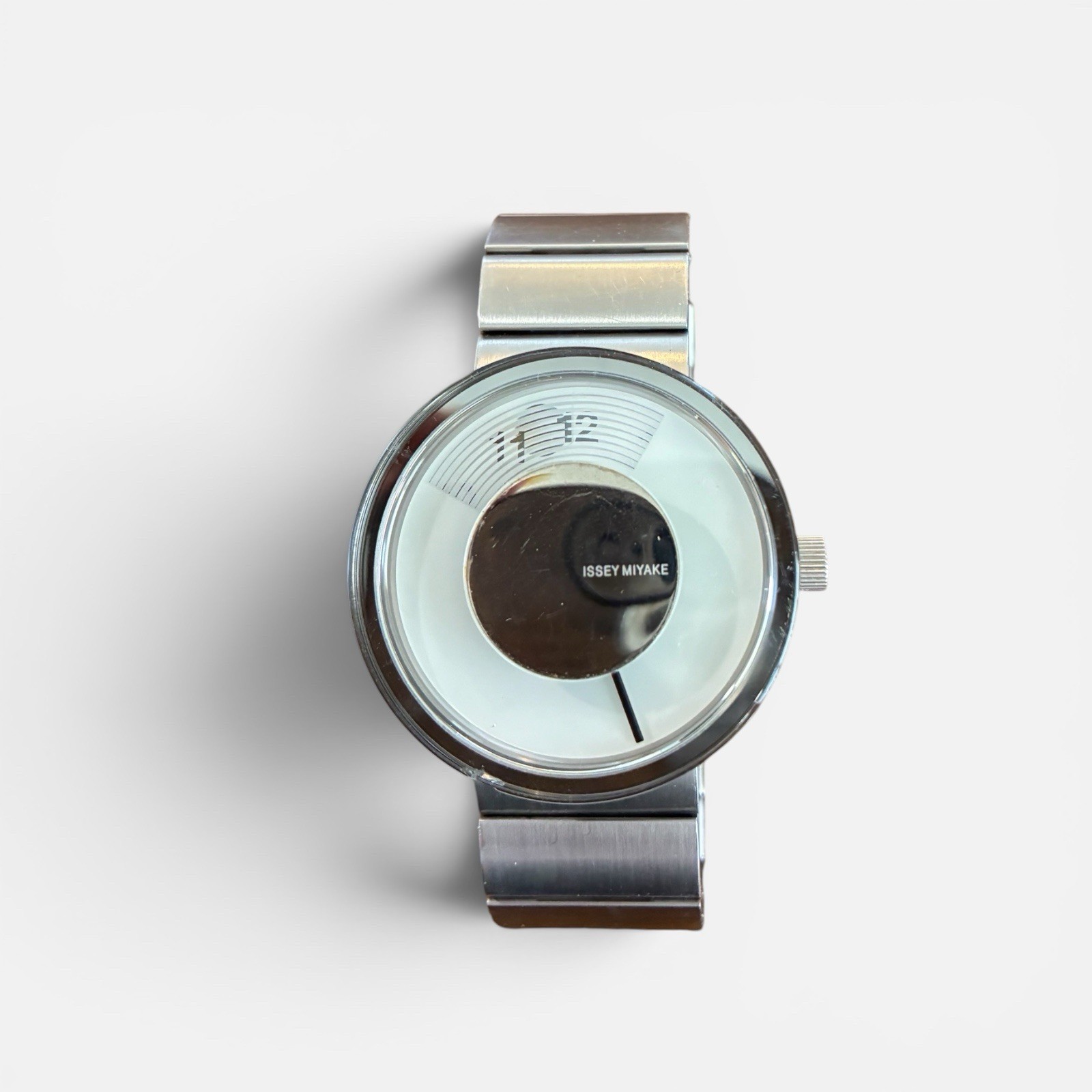 Issey Miyake TO Tokujin Yoshioka Seiko VJ20-0060 Silver Watch Japan