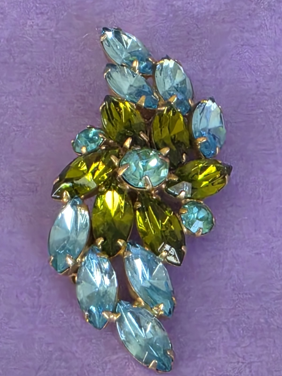 Juliana? Green And Blue Brooch