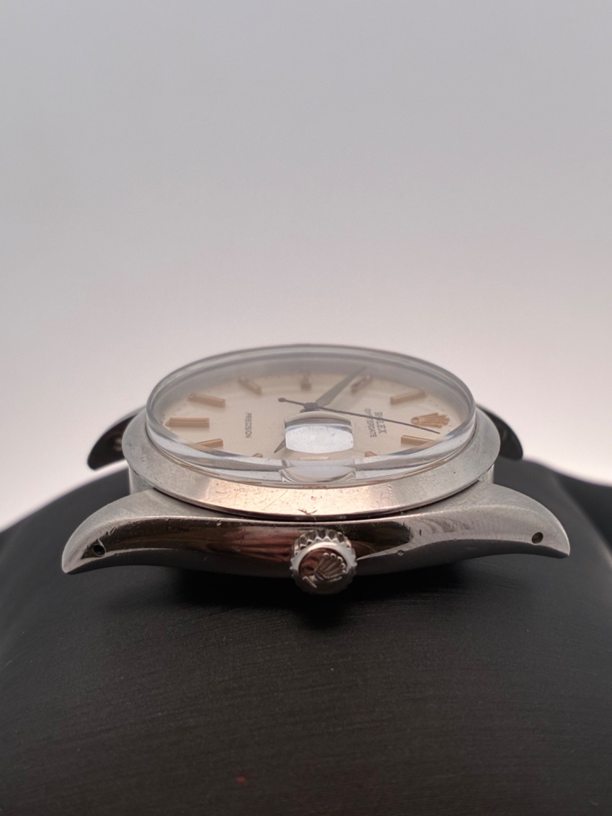 Vintage Rolex Oyster Date Precision 6694 Stainless Steel Date Watch Head