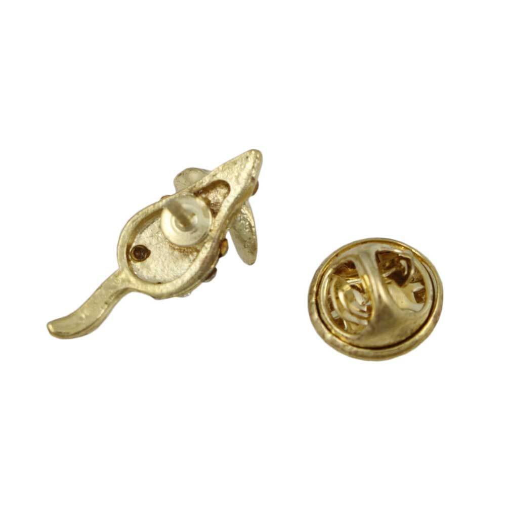 Tiny Crystal Mouse with Green Eyes Lapel Tac Pin – RAP114G