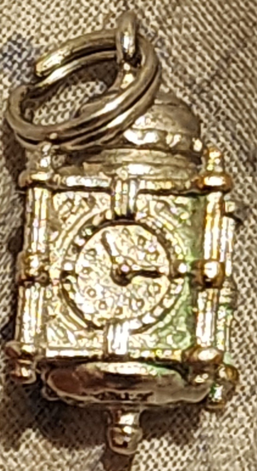 Vintage Sterling Silver Marshall Field’s Chicago Clock Tower Charm