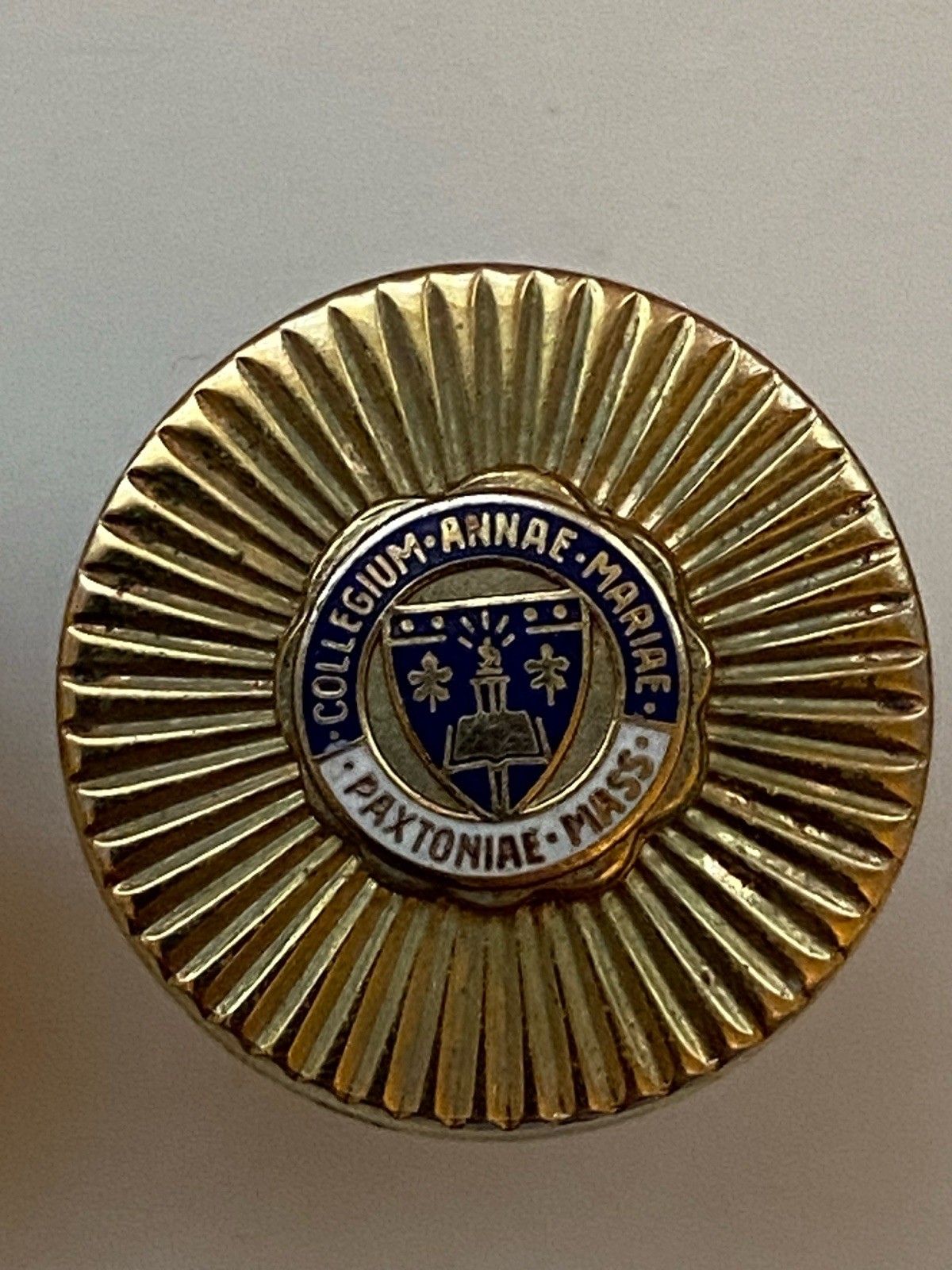 Vintage Kinney Cufflinks Anna Maria College Paxton Mass.