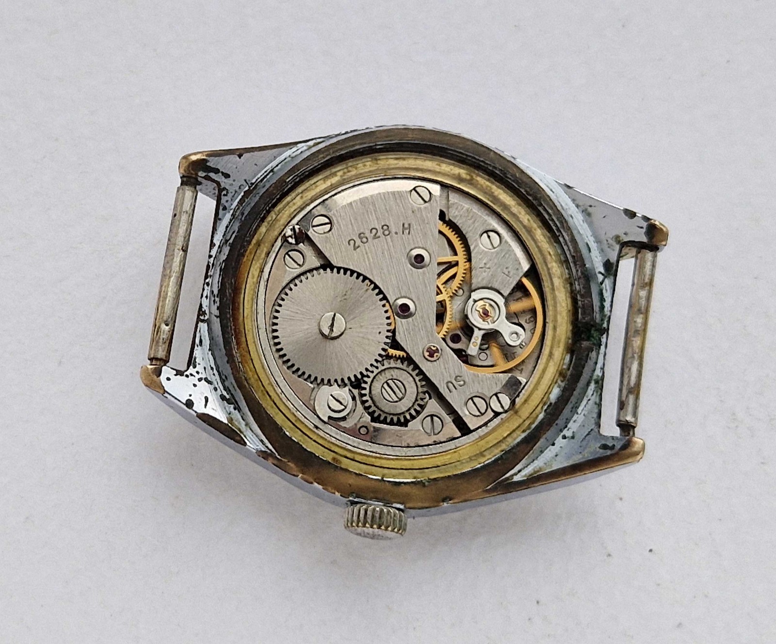 Vintage Soviet Mechanical watch Raketa. USSR The watch needs attention